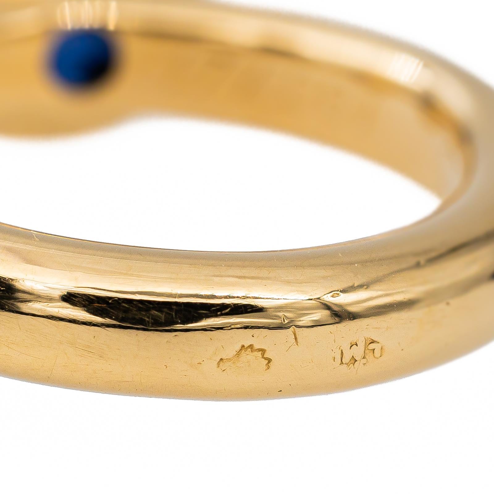 Chaumet You and Me Ring Yellow Gold Sapphire