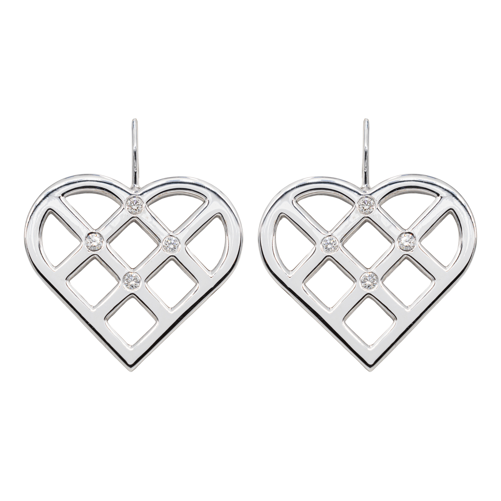 O.j. perrin Boucles d'oreilles Boucles d'oreilles  Or blanc Diamant