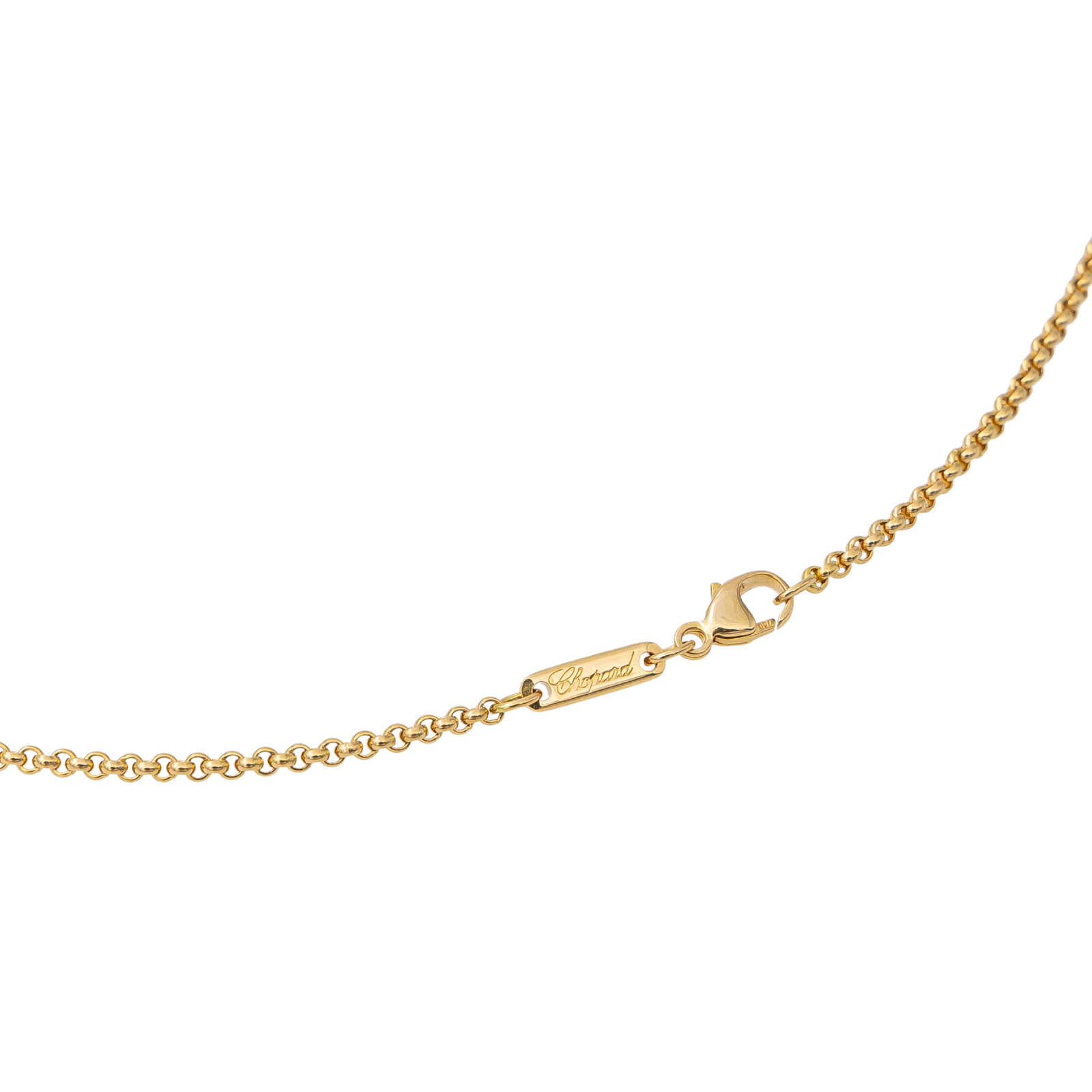 Chopard Happy Diamonds Pendant Necklace Yellow Gold Diamond
