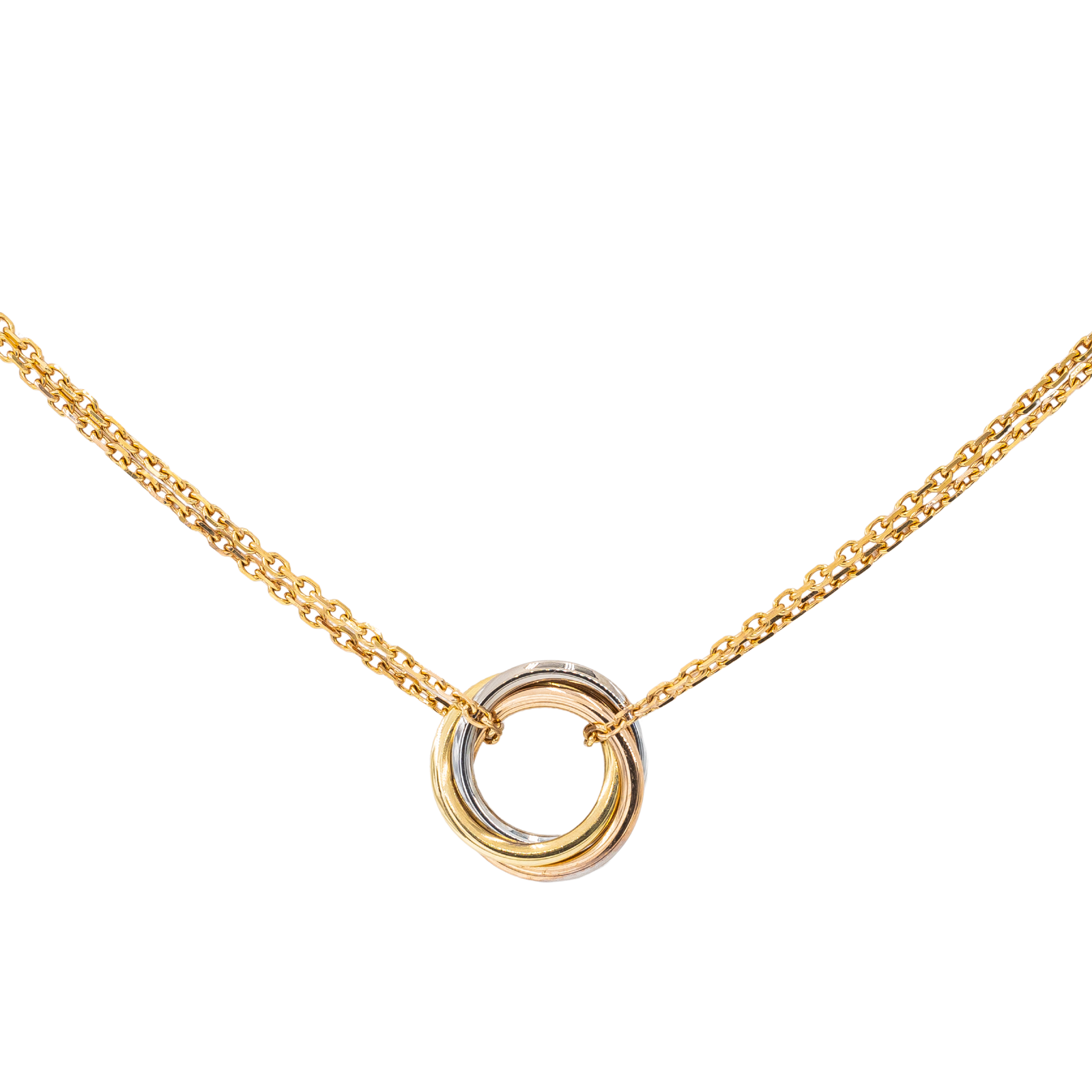 Cartier Trinity Necklace Pink gold, Yellow gold, White gold
