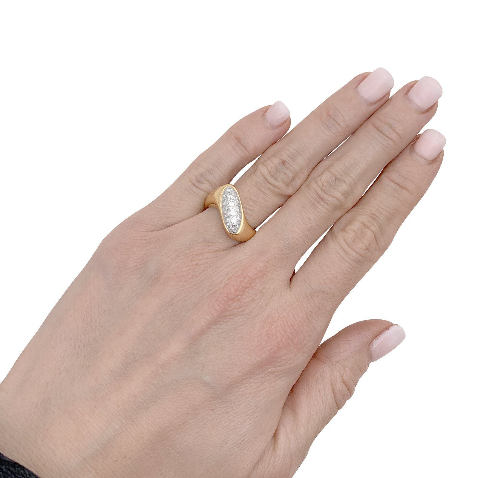 Bague BOUCHERON, or jaune et diamants