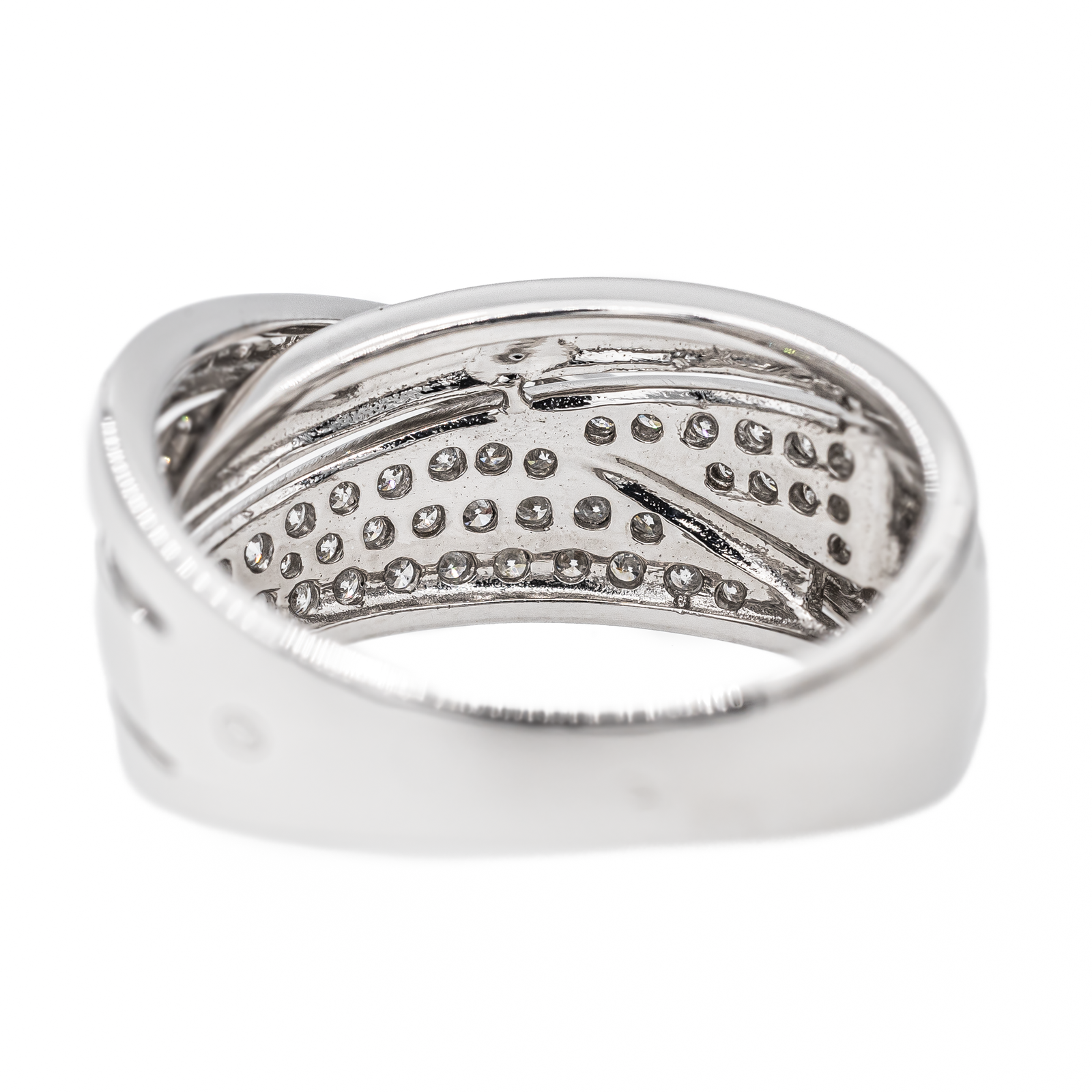 Guy Laroche White Gold Diamond Ring
