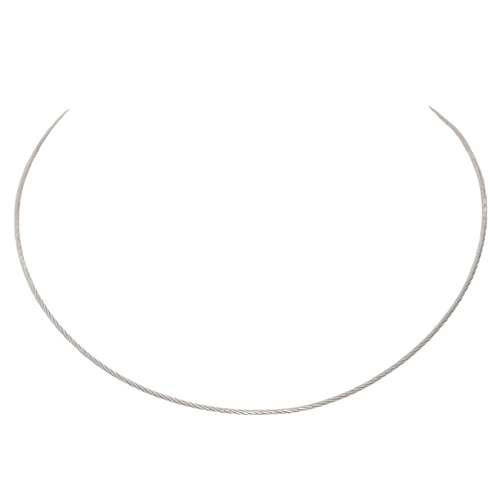 Fred White Gold Cable Necklace