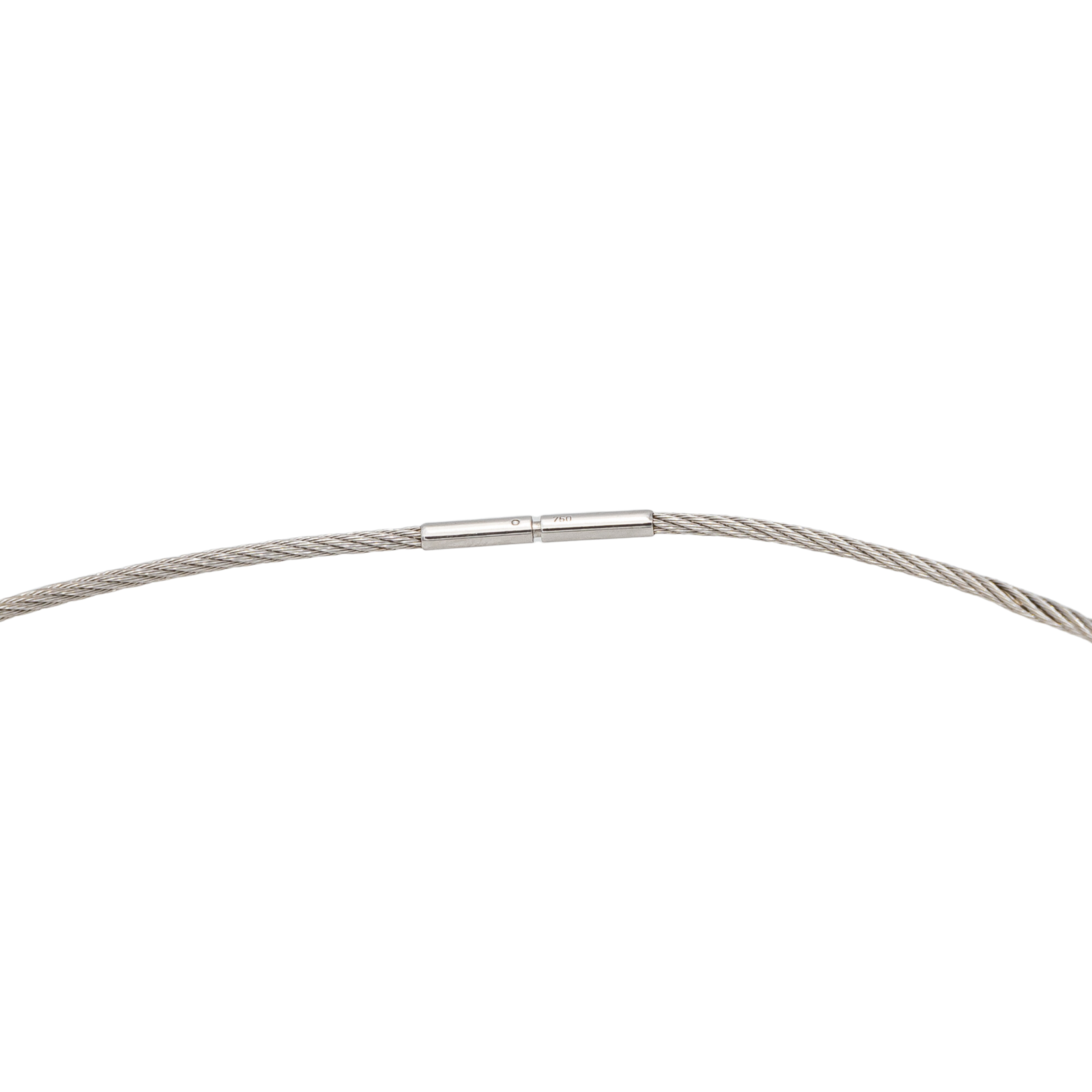 Fred White Gold Cable Necklace
