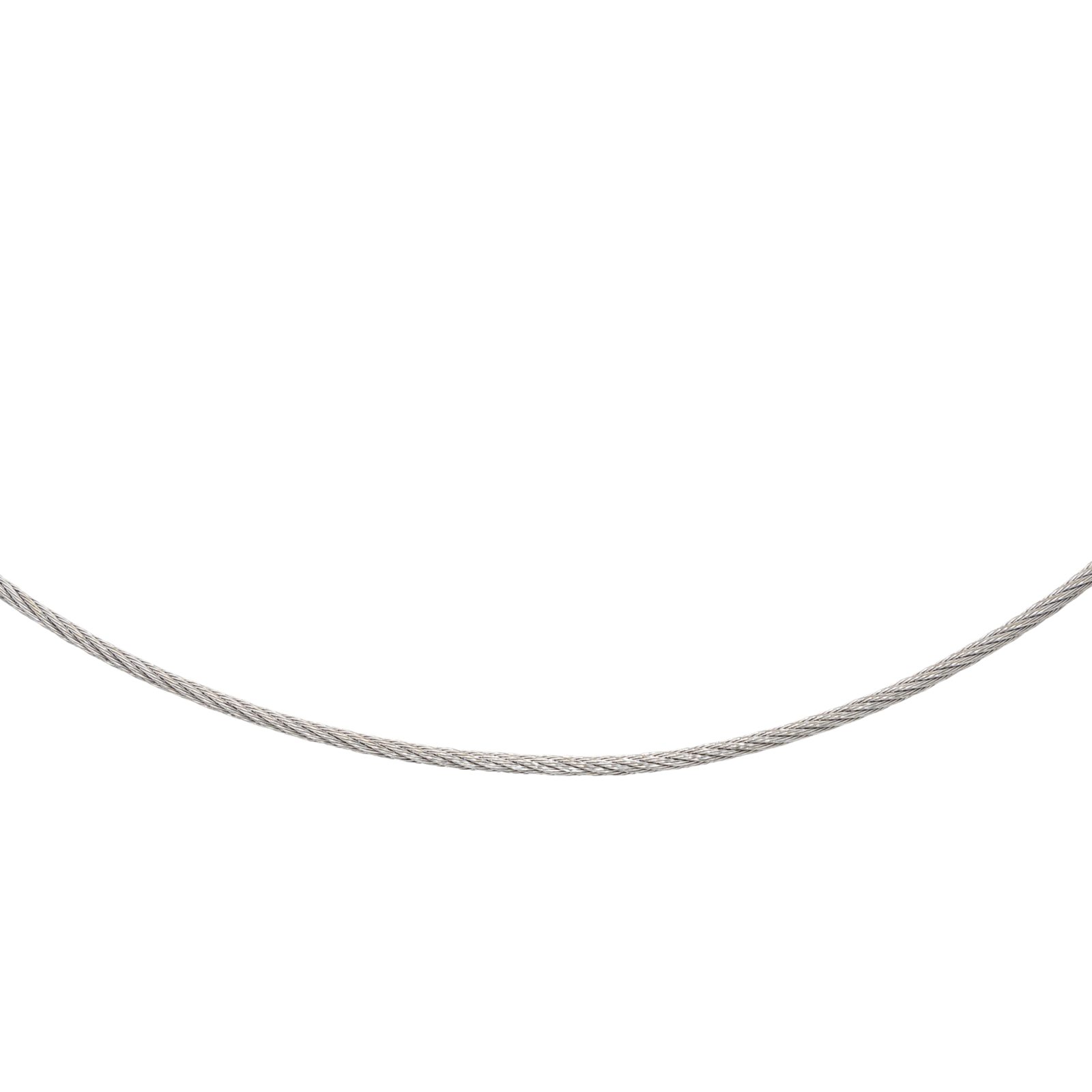 Fred White Gold Cable Necklace