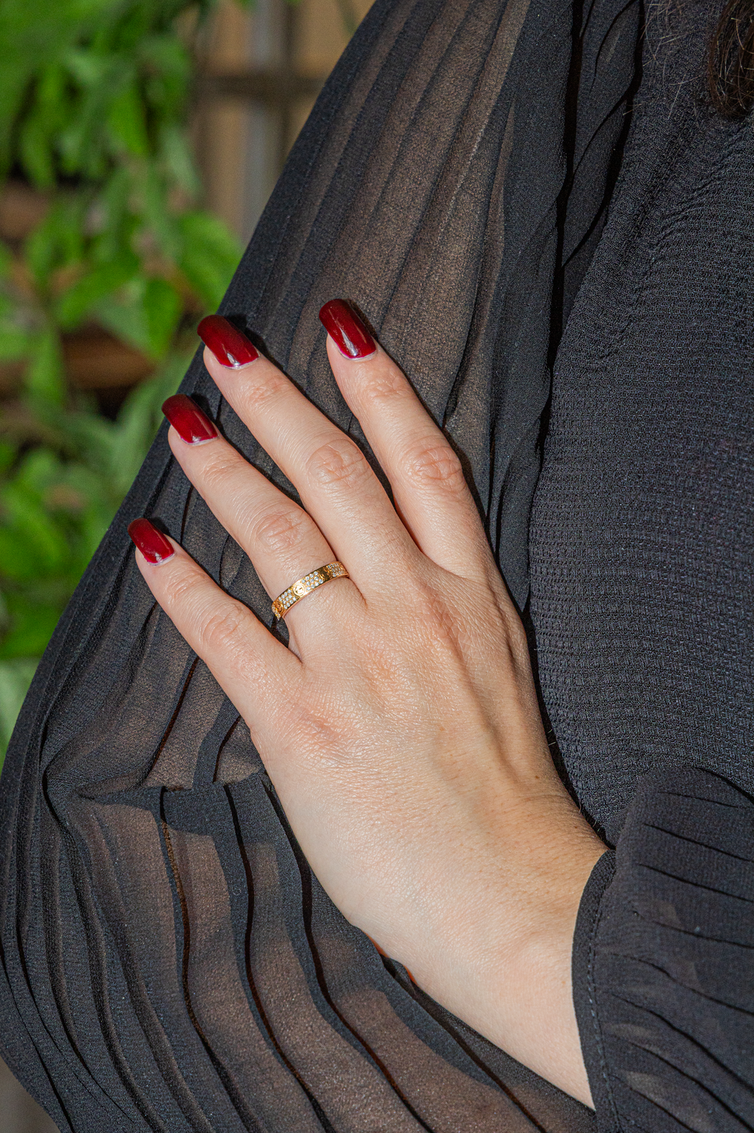 Cartier Love Wedding Ring Yellow Gold Diamond