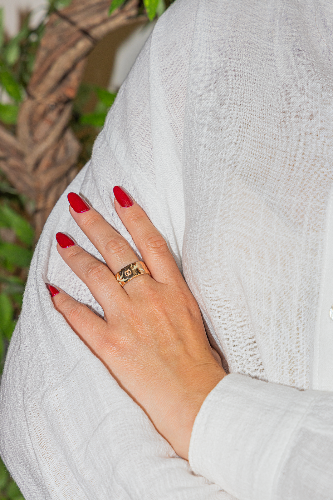 Gucci Bague Icon blossom Or rose