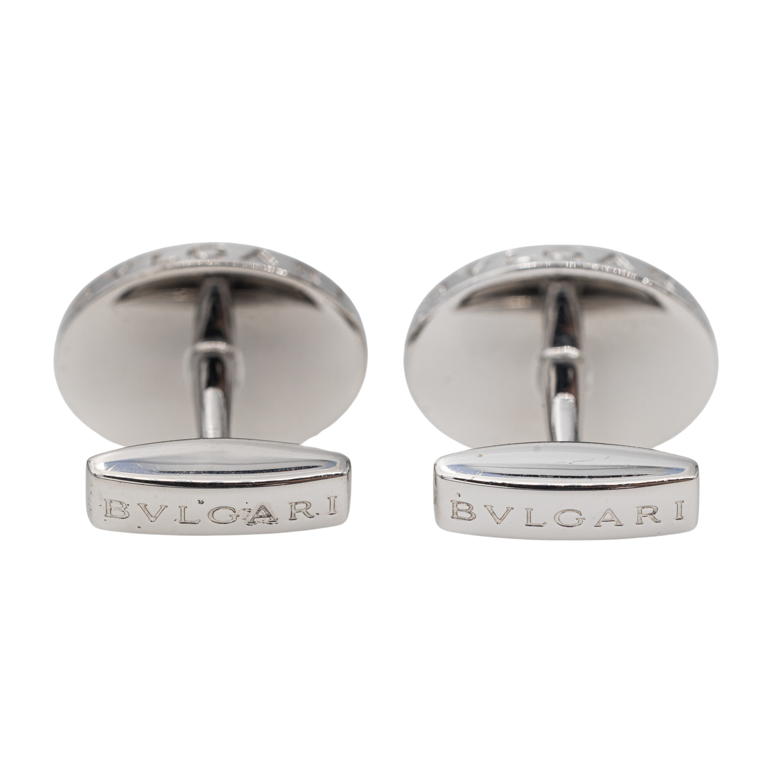 Bulgari Silver Cufflinks