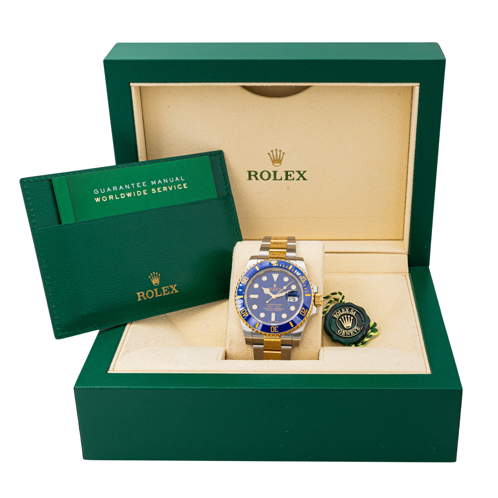 Rolex Submariner Watch Yellow Gold, Steel