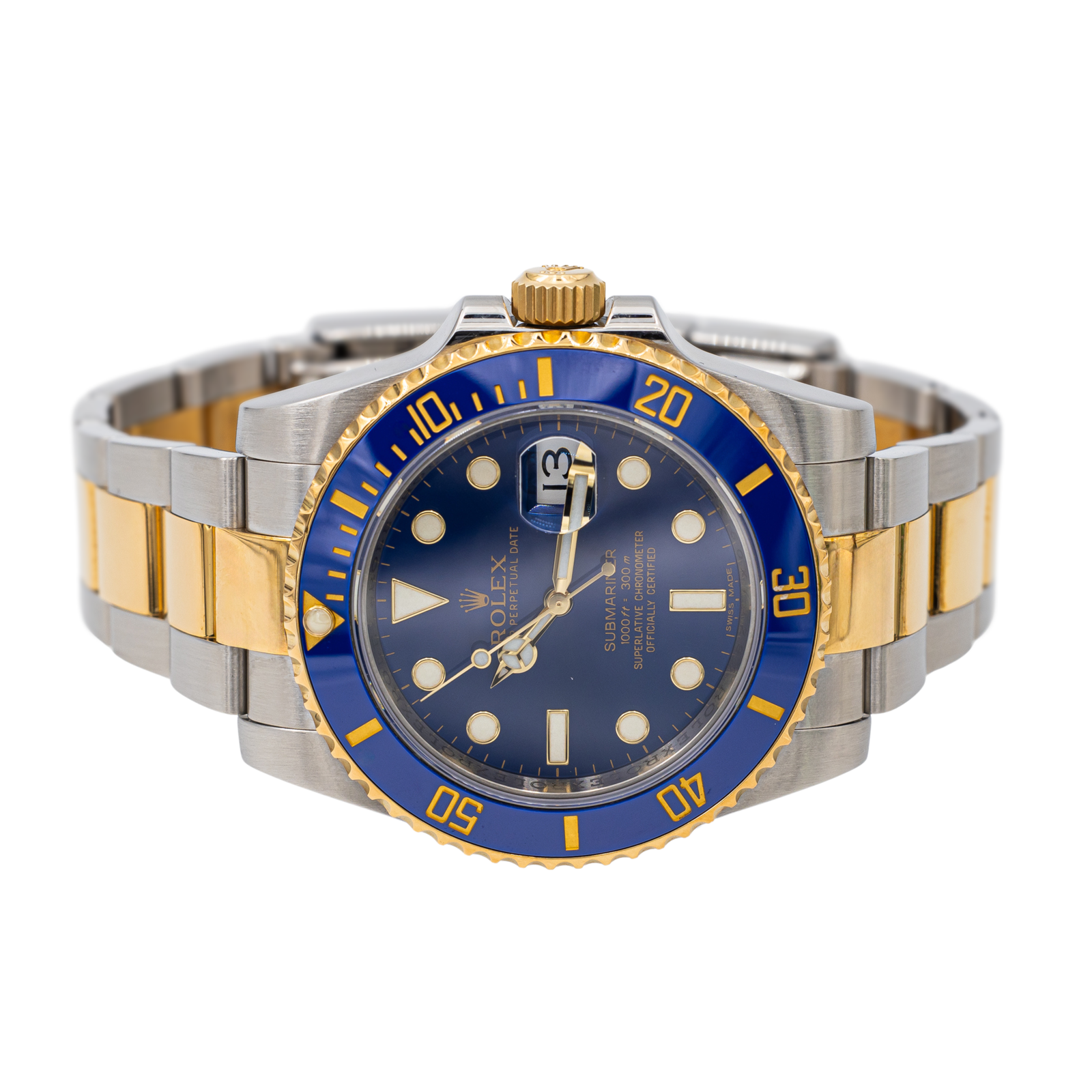 Rolex Submariner Watch Yellow Gold, Steel