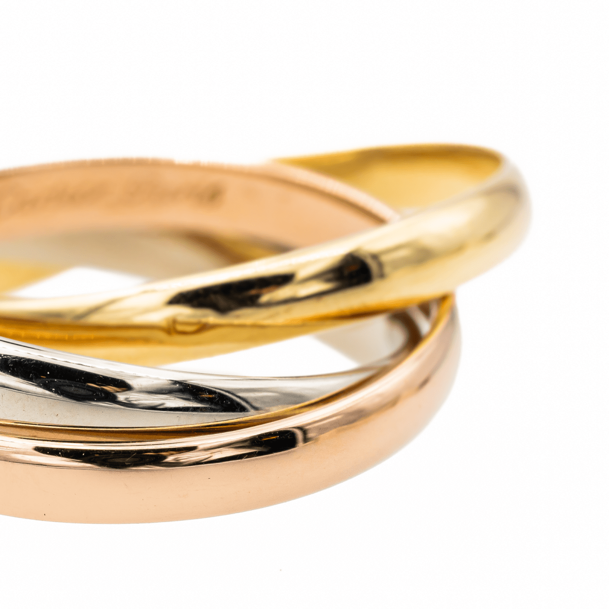 Cartier Bague Trinity Or rose, Or jaune, Or blanc - Maison Eloe