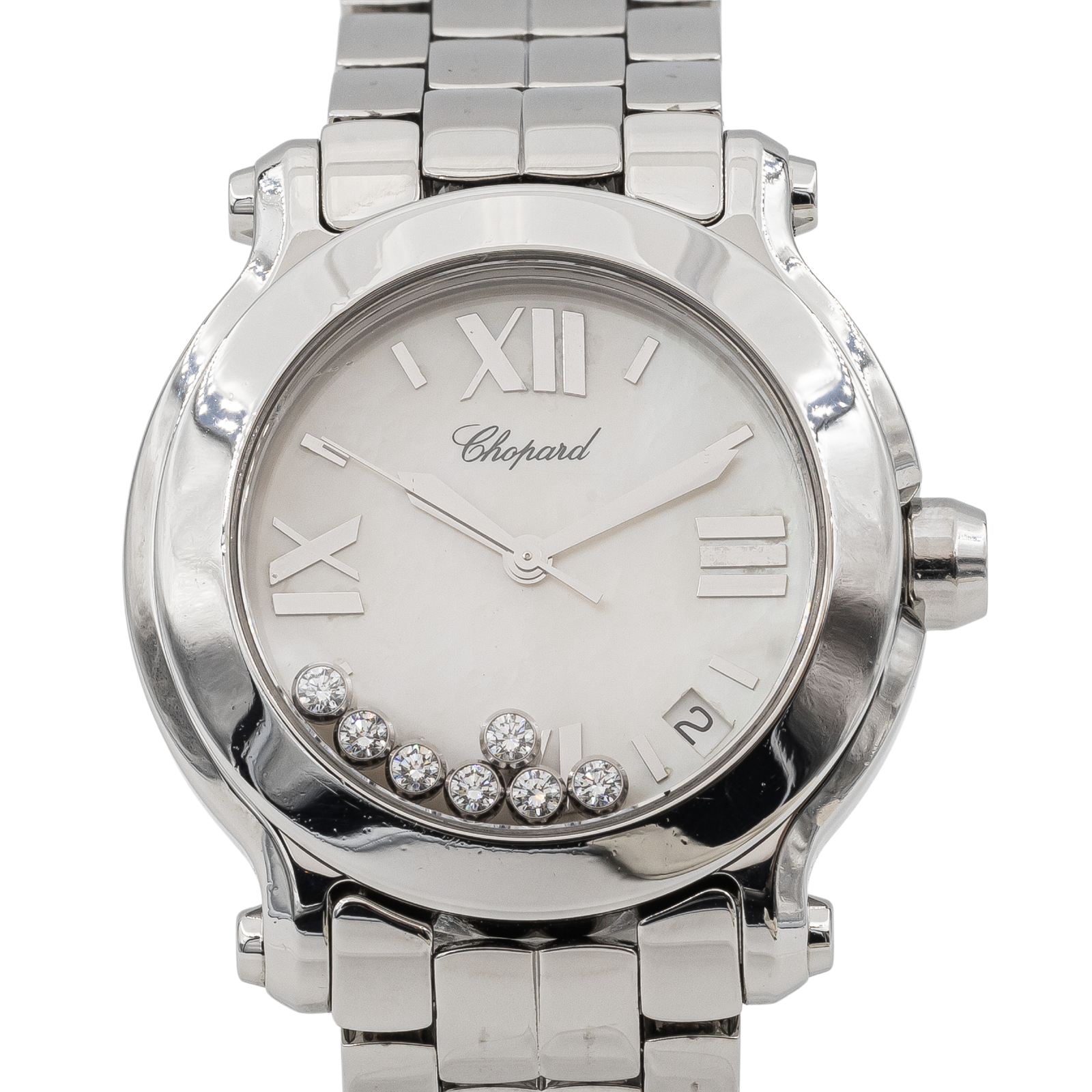 Chopard Steel Diamond Watch