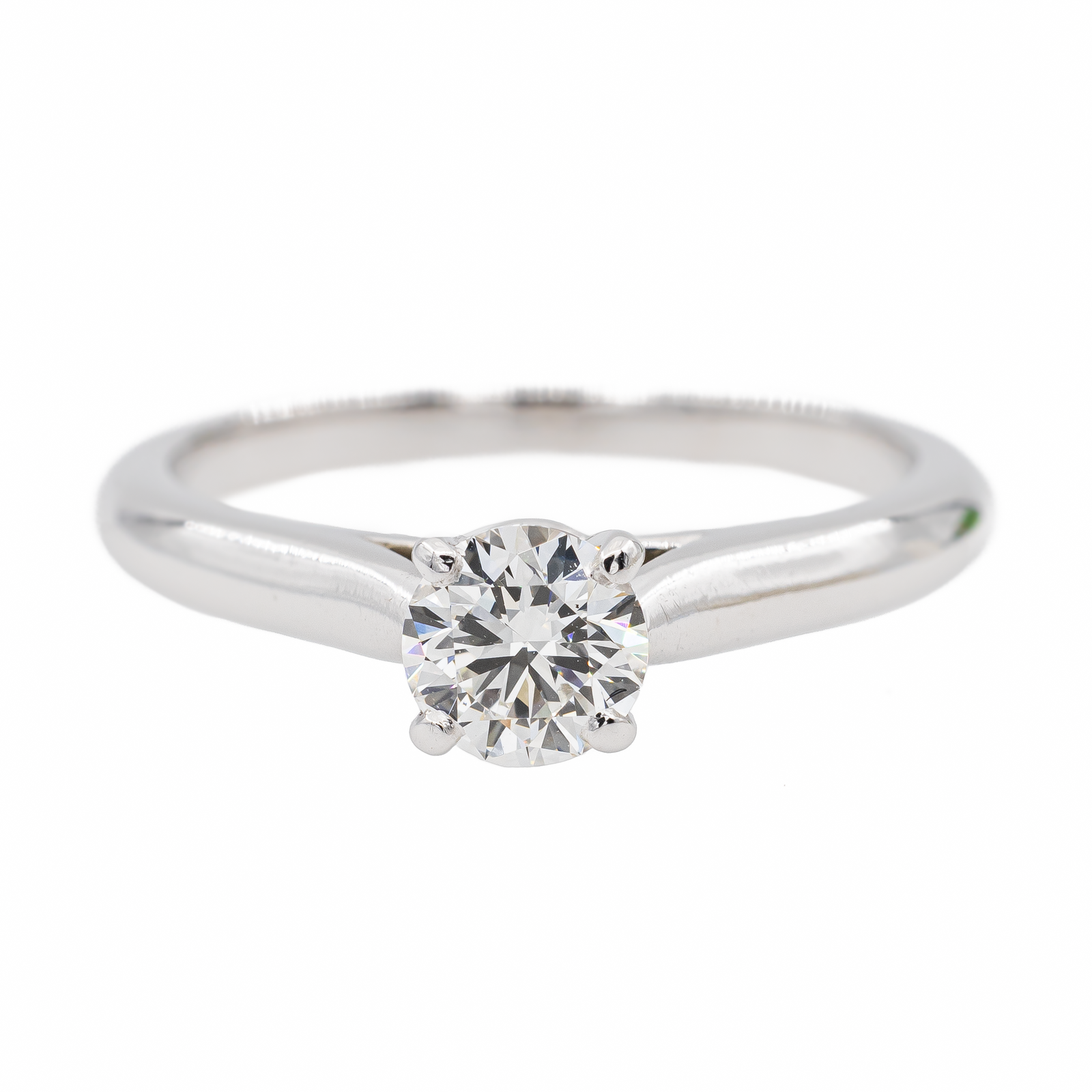 Cartier Solitaire Ring 1895 Platinum Diamond