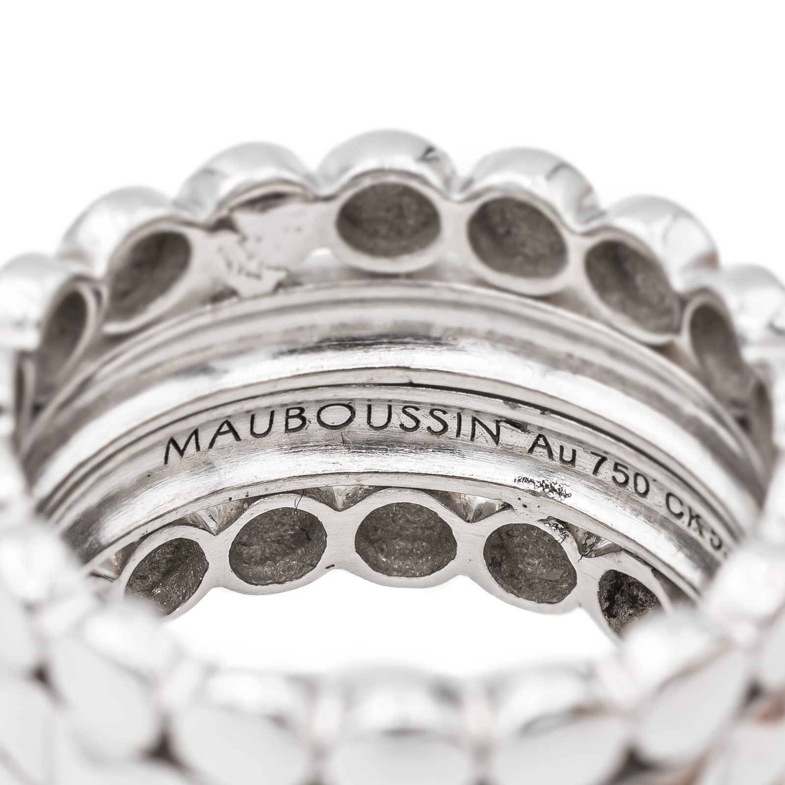 Mauboussin Route de Tennesse Ring White Gold