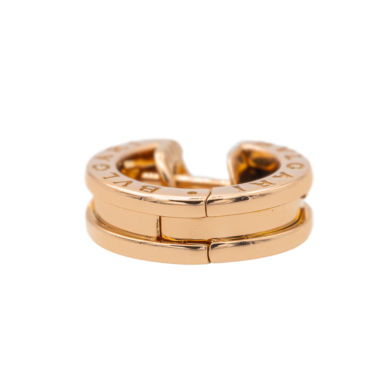 Bulgari B.Zéro1 Hoop Earrings Rose Gold