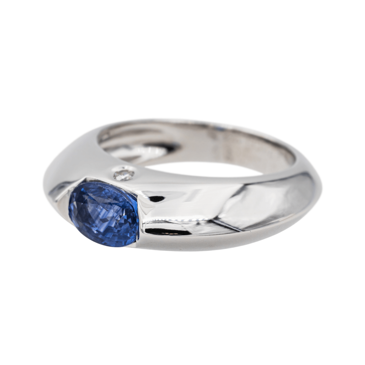 Piaget Bague Or blanc Saphir - Maison Eloe