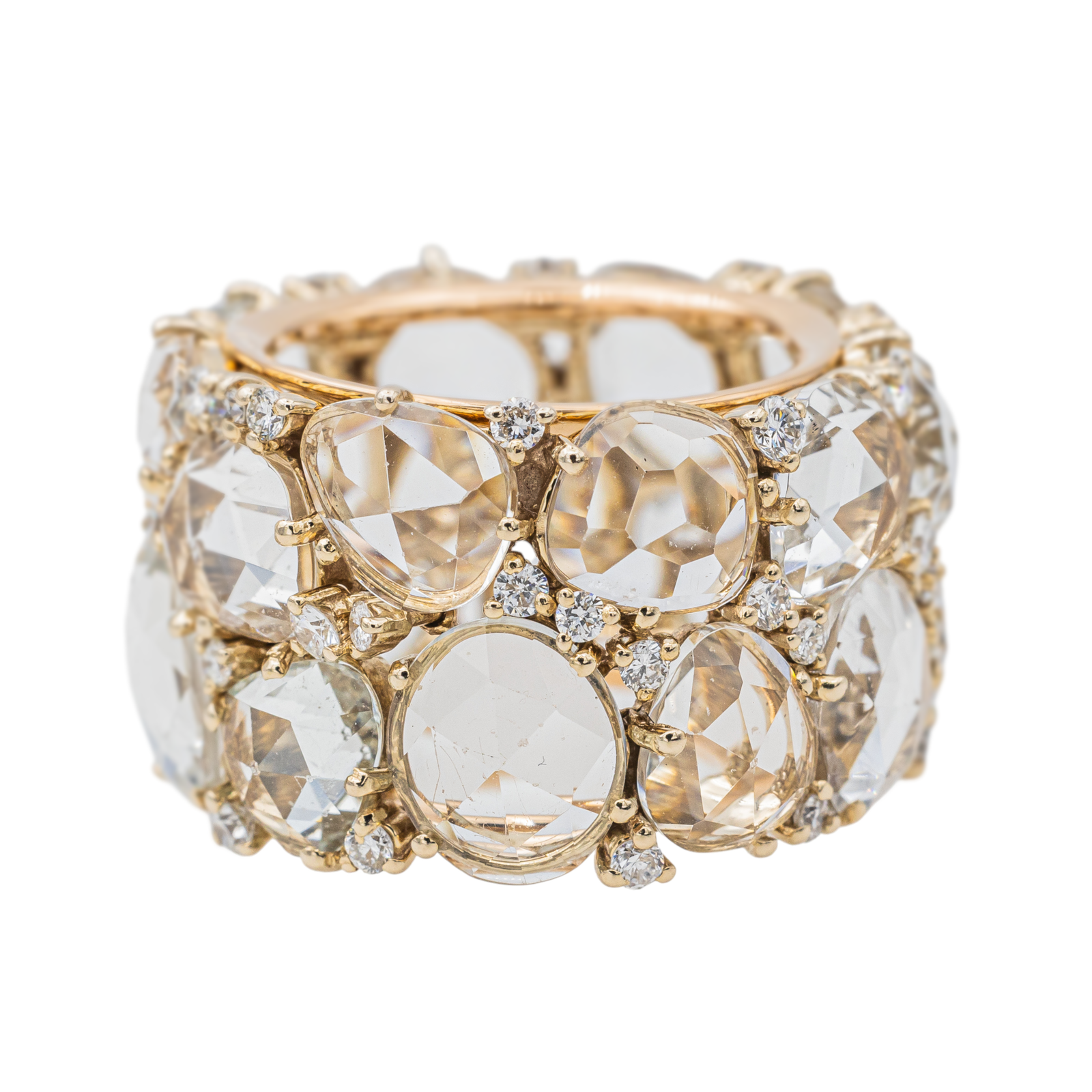 Pomellato Bague Lulu Or rose Topaze, Diamant