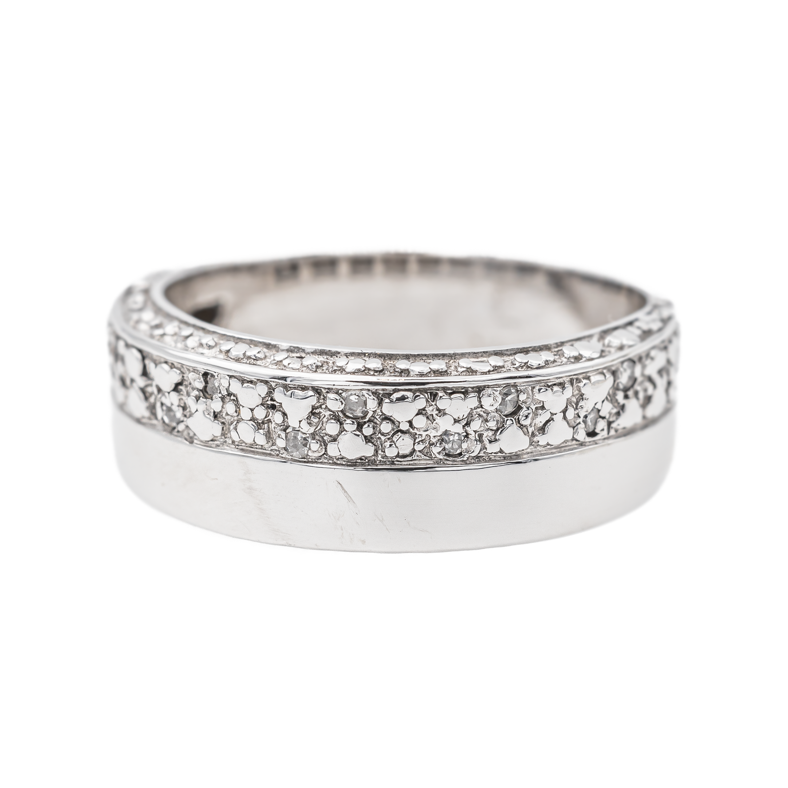 Balmain White Gold Diamond Ring