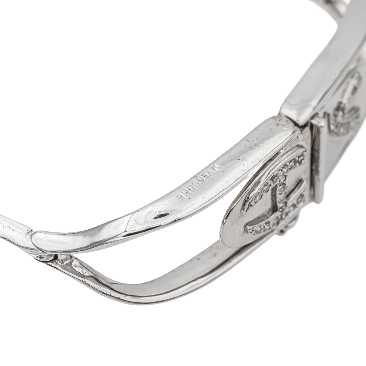 Jean Vendôme Bracelet Or blanc, Platine Saphir - Maison Eloe
