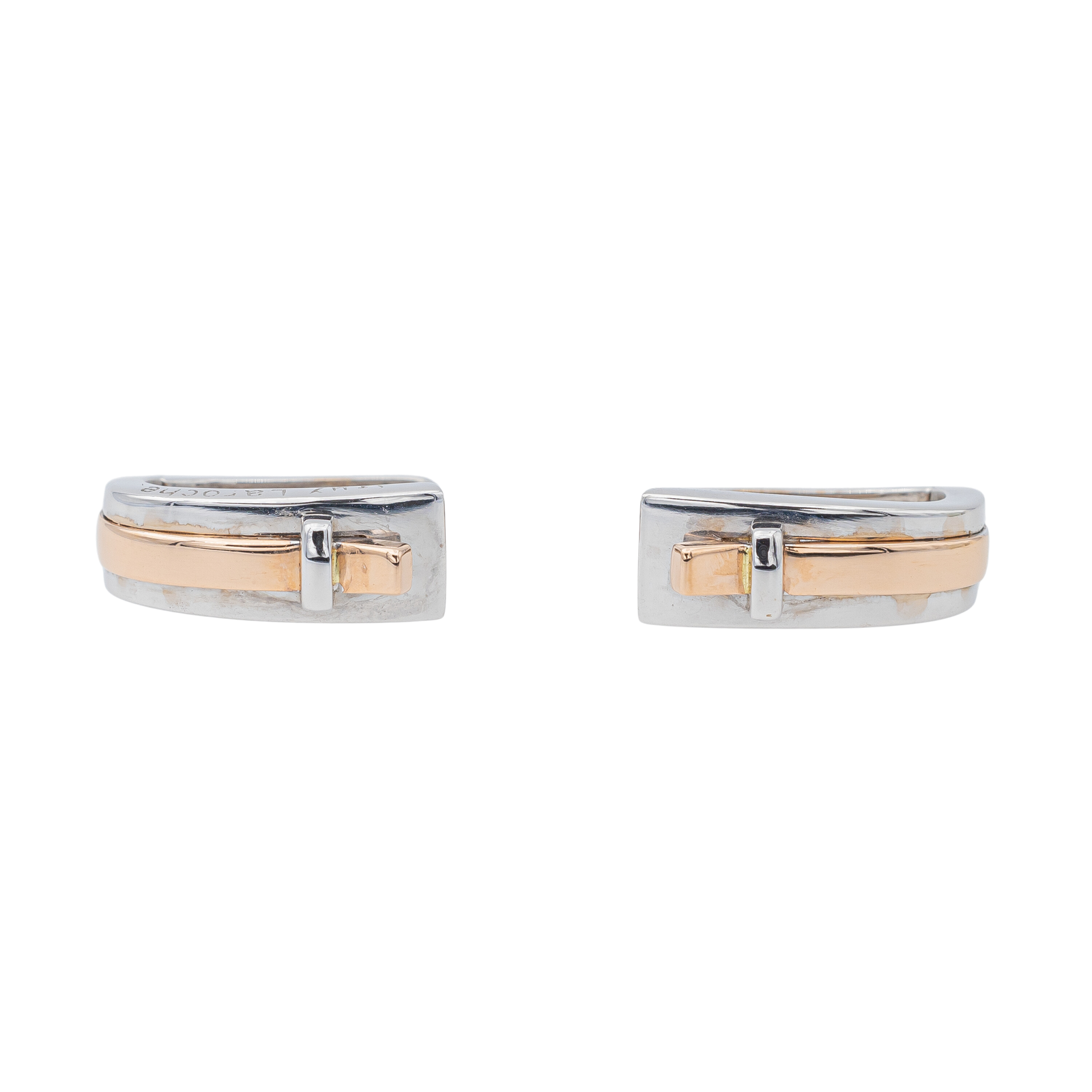 Guy Laroche Sleeper Earrings White Gold, Rose Gold