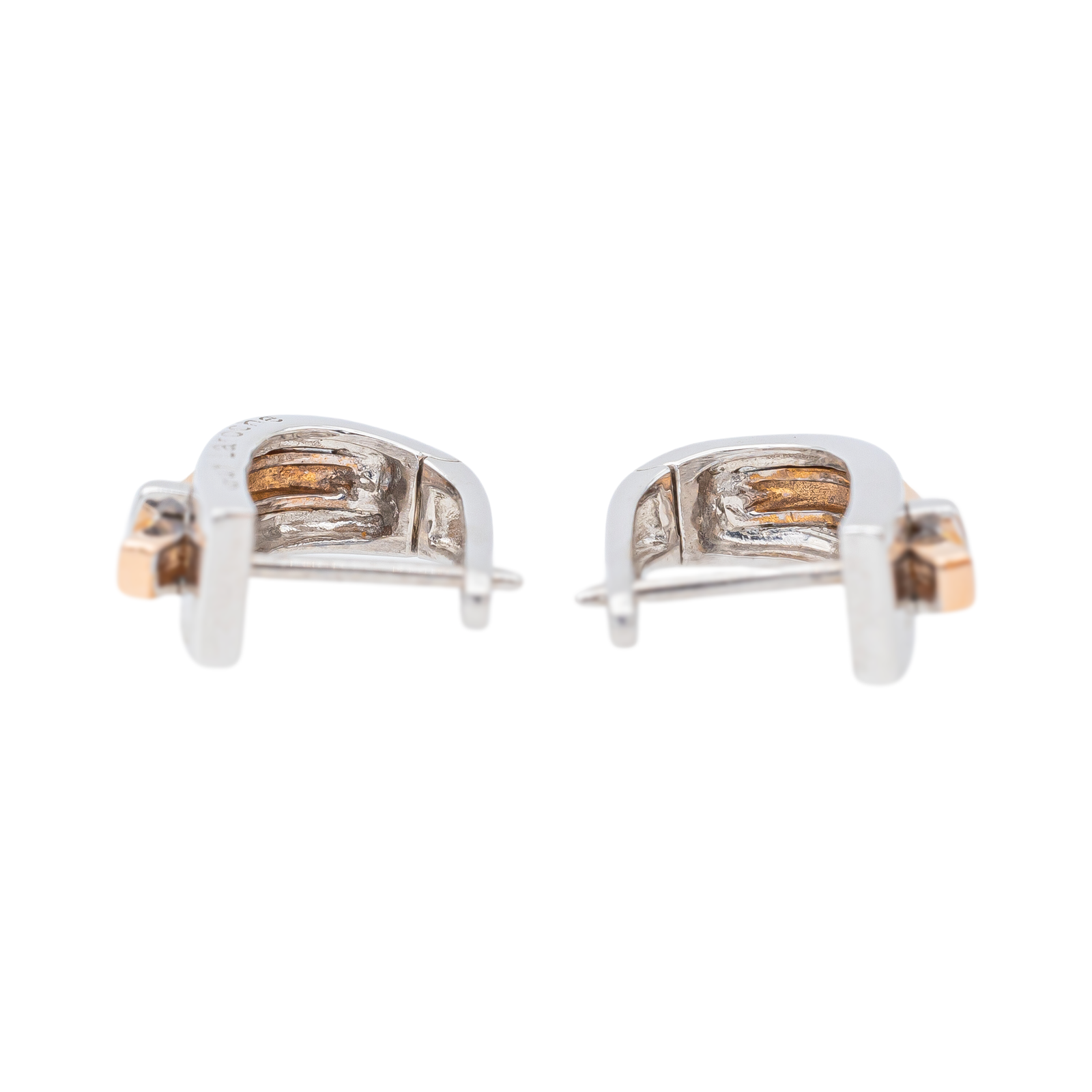 Guy Laroche Sleeper Earrings White Gold, Rose Gold