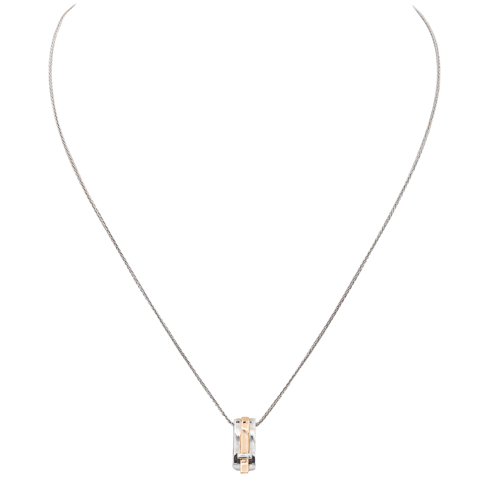 Guy Laroche Necklace White gold, Pink gold