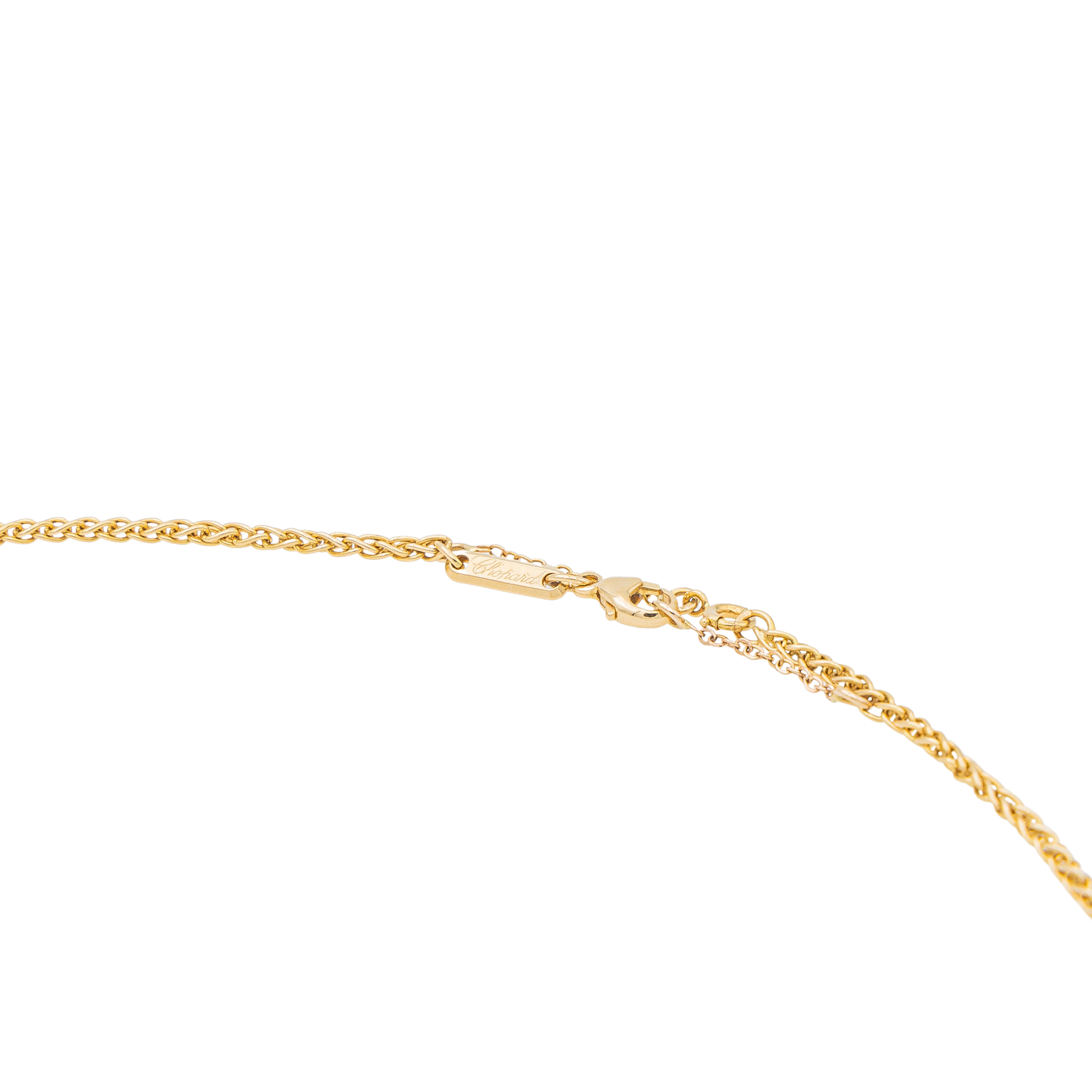 Chopard Happy Diamonds Necklace Yellow Gold Diamonds