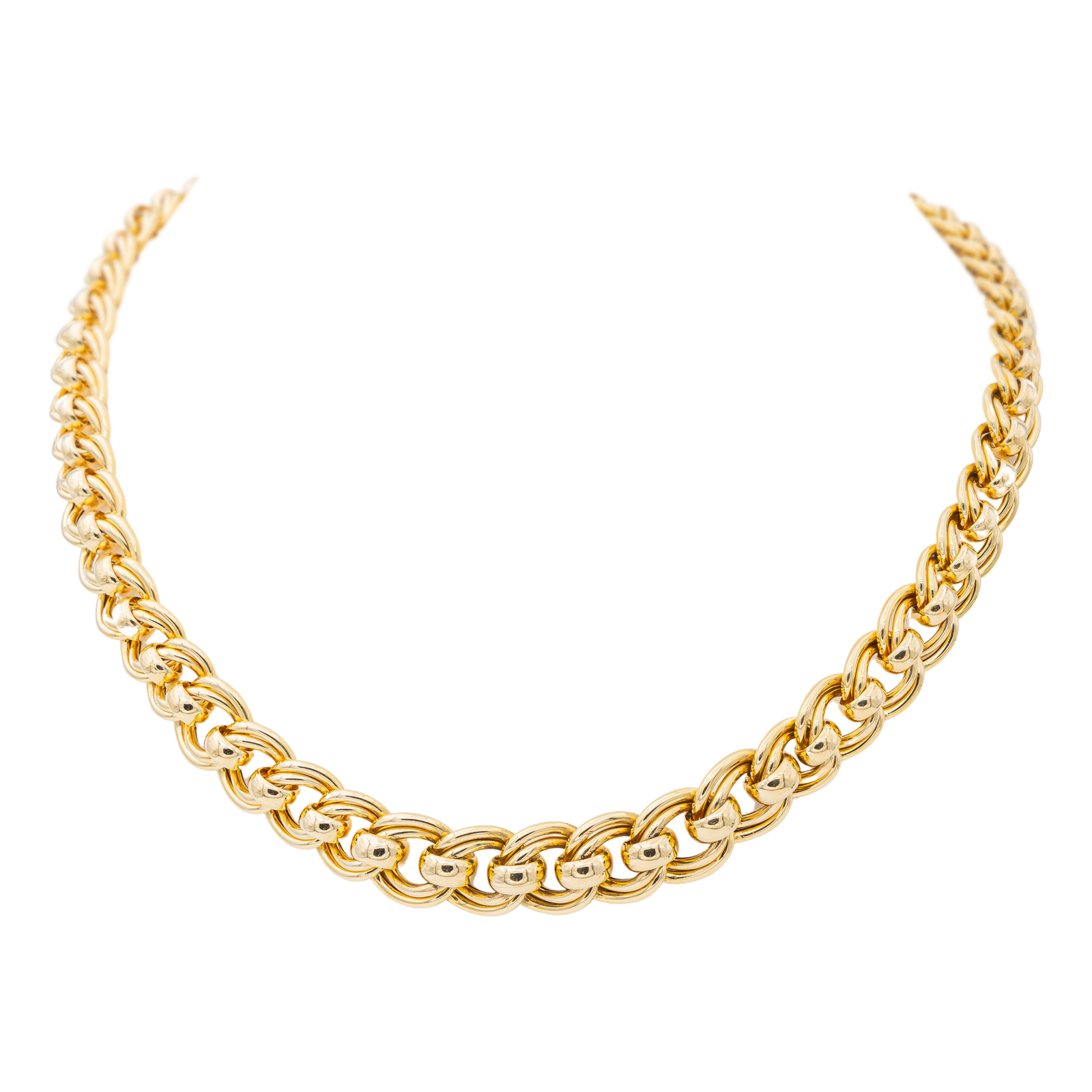 Caplain Yellow Gold Necklace