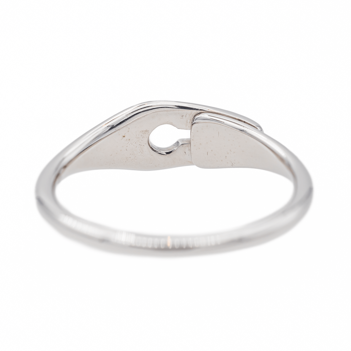 Dinh Van Bague Serrure Or blanc Diamant - Maison Eloe