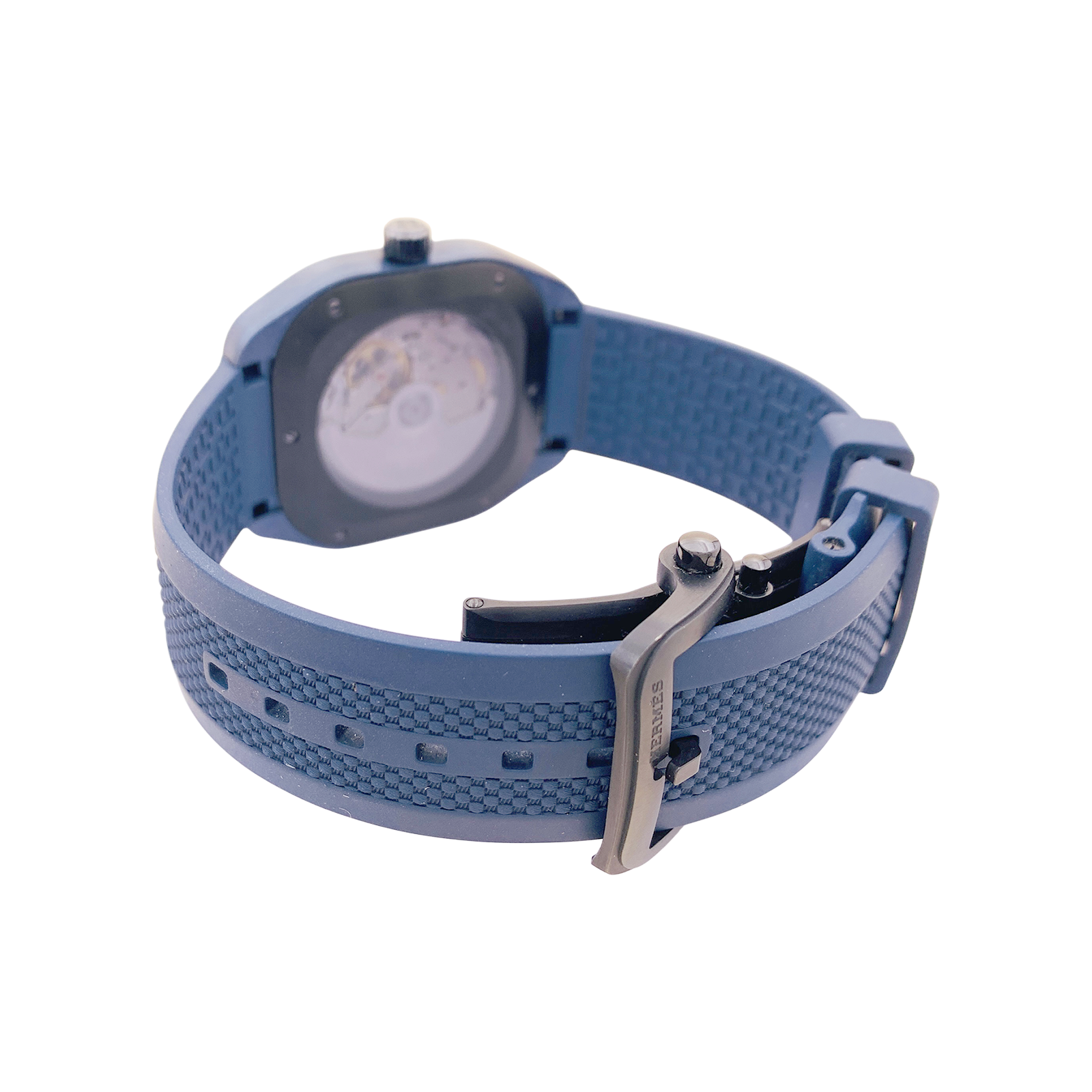 Montre Hermès, "H08", titane, caoutchouc.