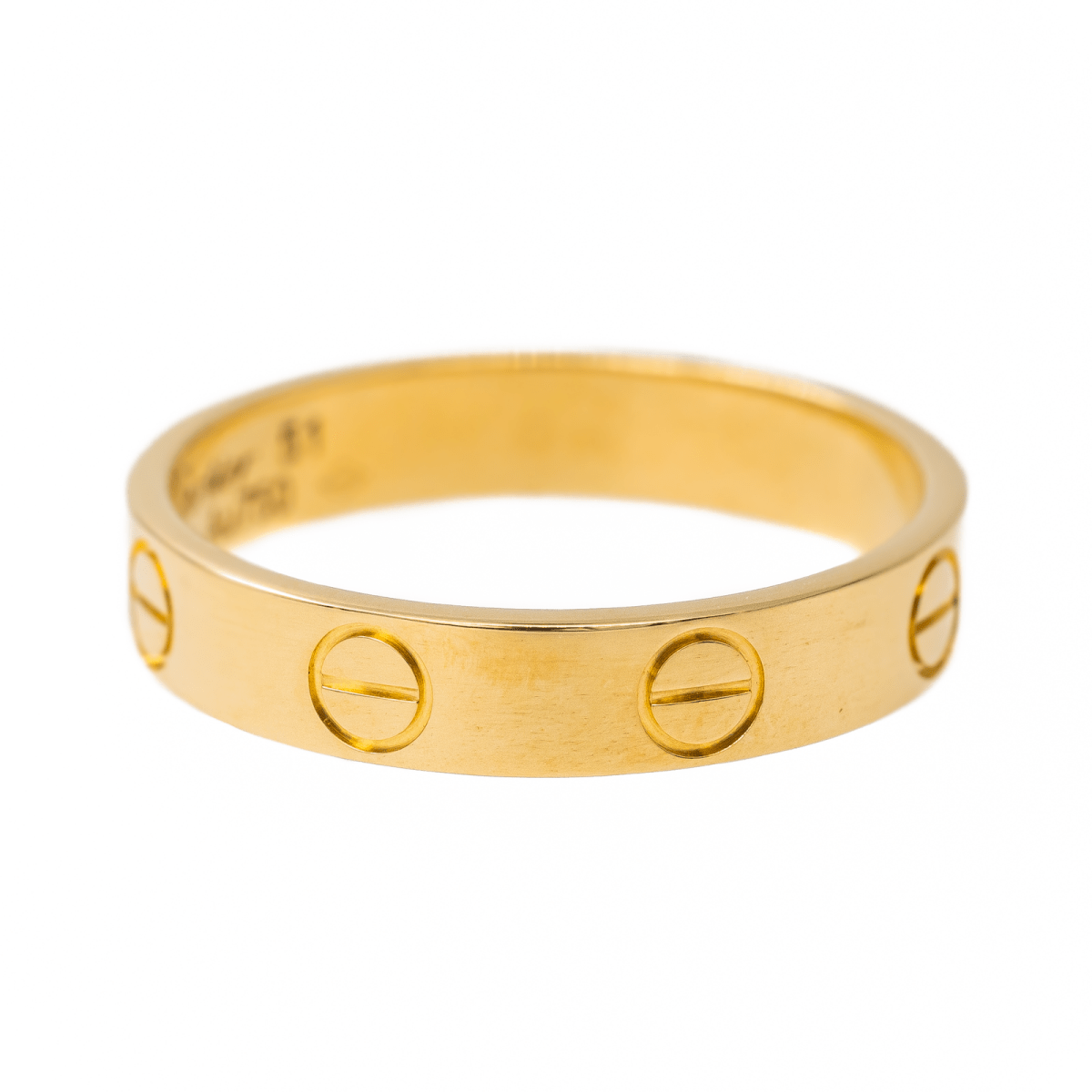Cartier Bague Alliance Love Or jaune - Maison Eloe