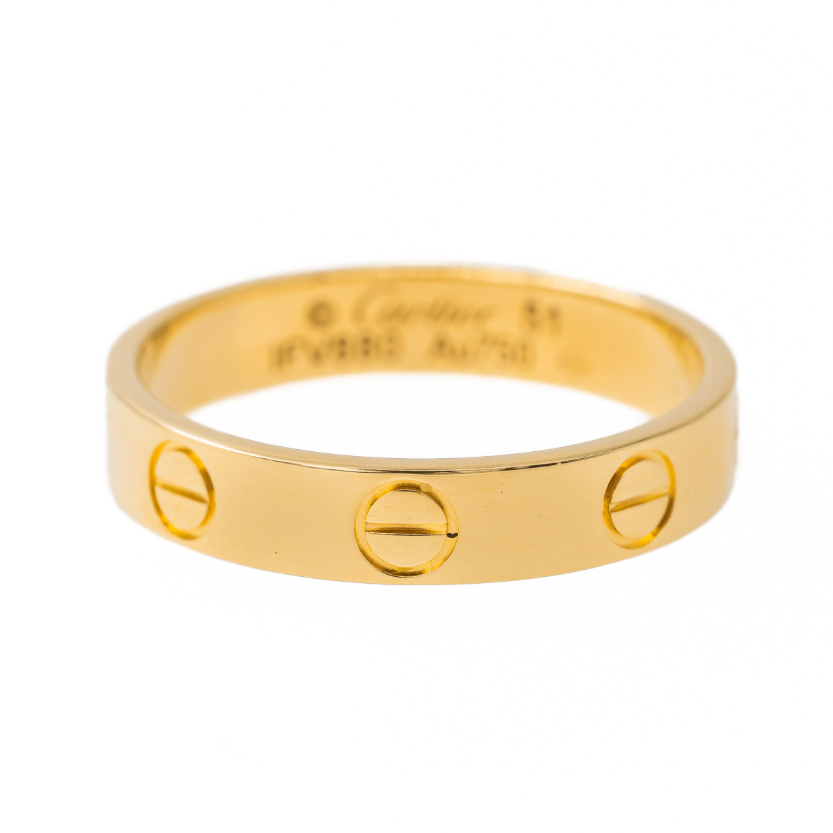 Cartier Bague Alliance Love Or jaune - Maison Eloe