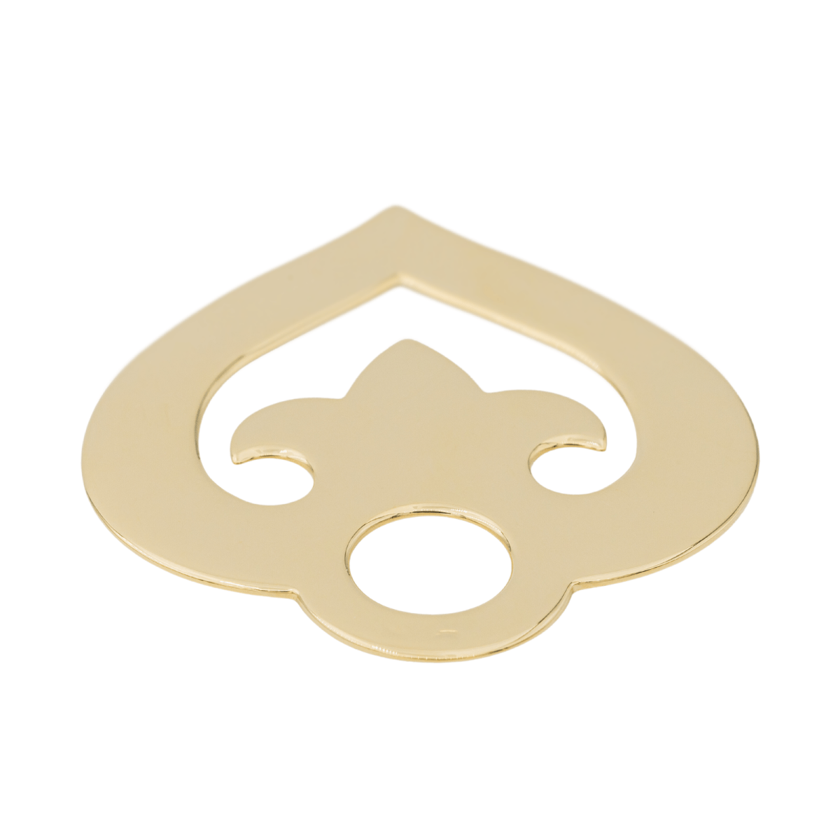 O.J. Perrin Pendentif Coeur Cœur légende Or jaune - Maison Eloe