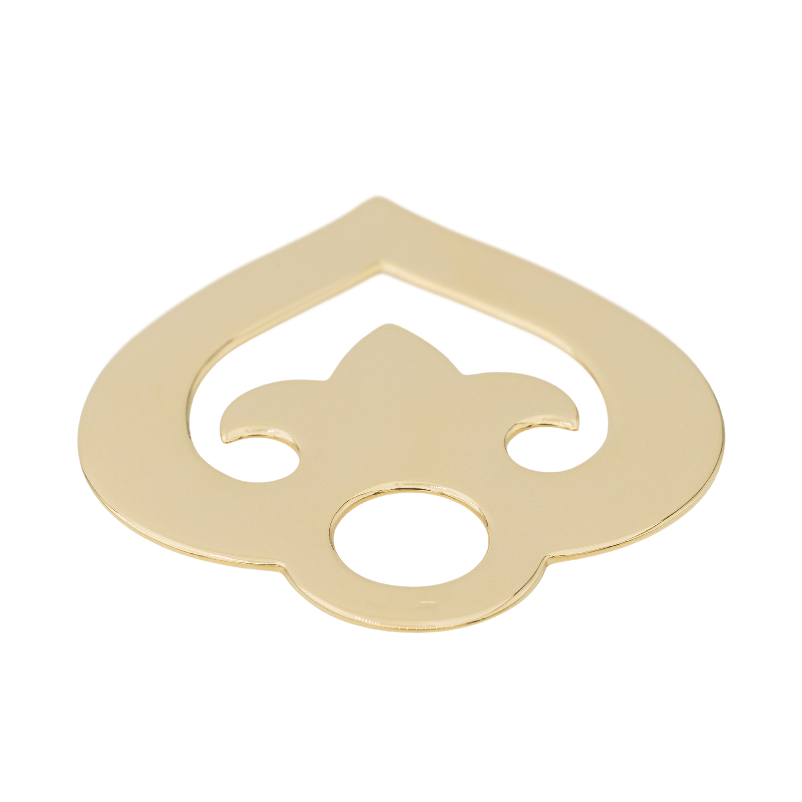 OJ Perrin Heart Pendant Heart Legend Yellow Gold