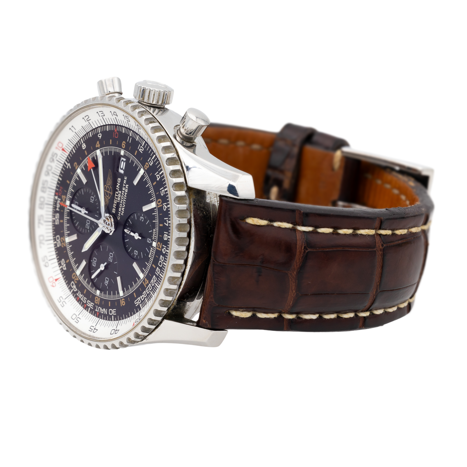 Breitling Navitimer World Steel Watch