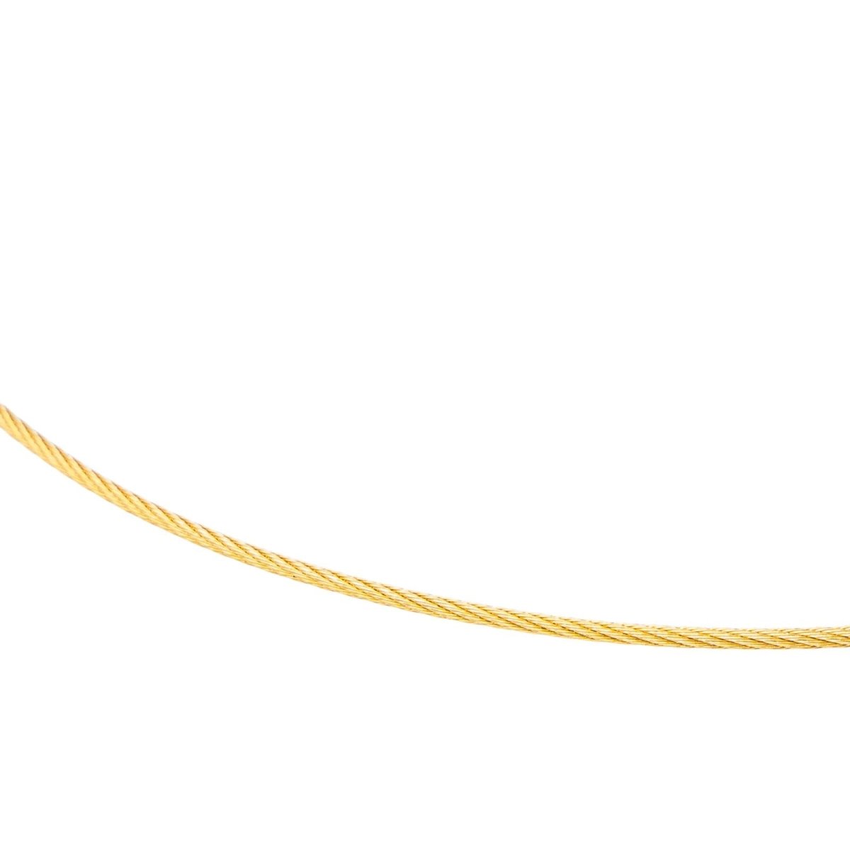 Fred Collier Câble Or jaune - Maison Eloe
