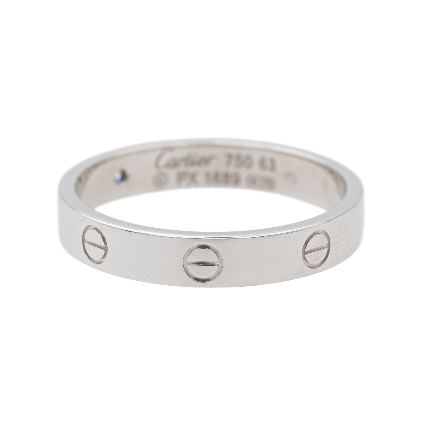 Cartier Love Alliance Ring White Gold Diamond