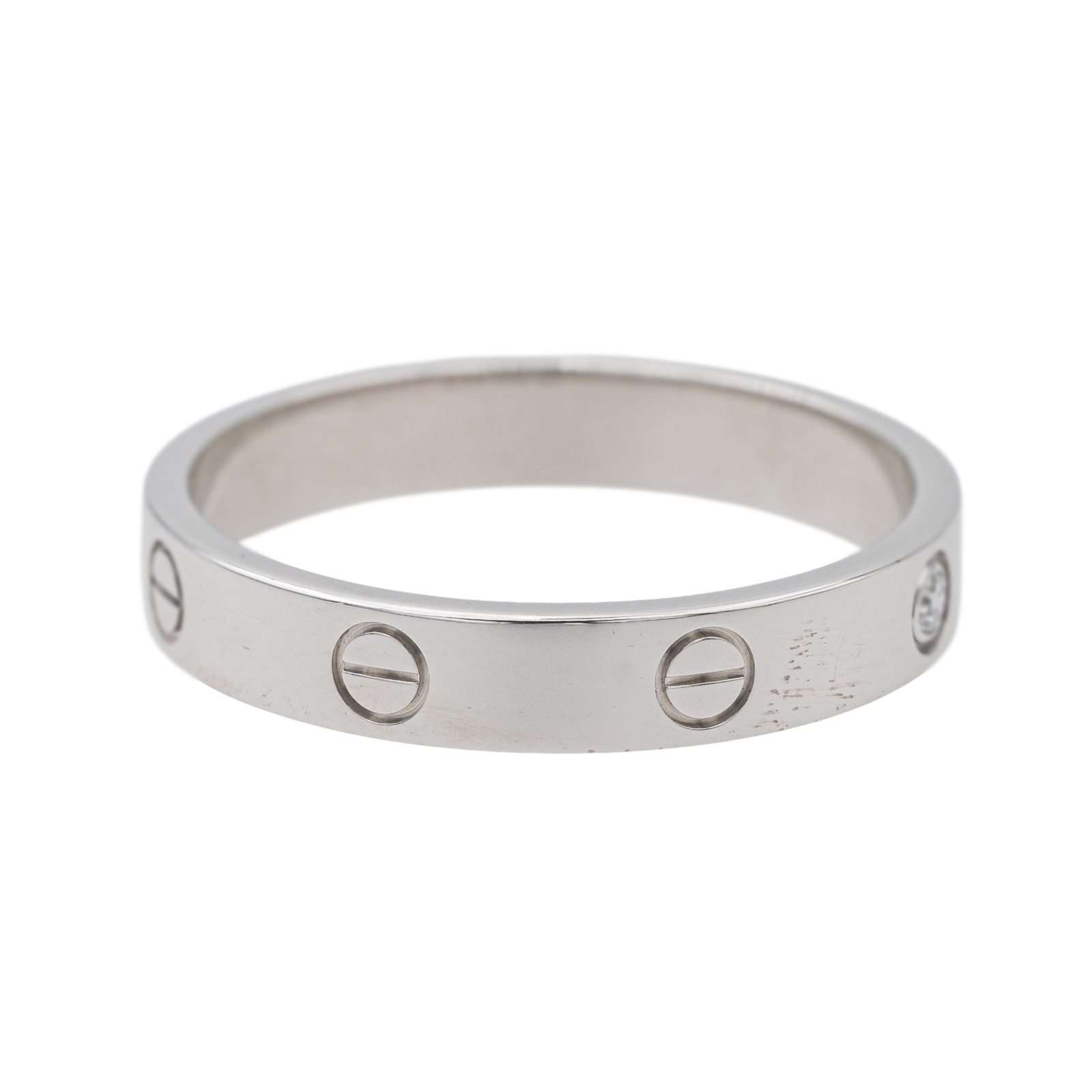 Cartier Love Alliance Ring White Gold Diamond