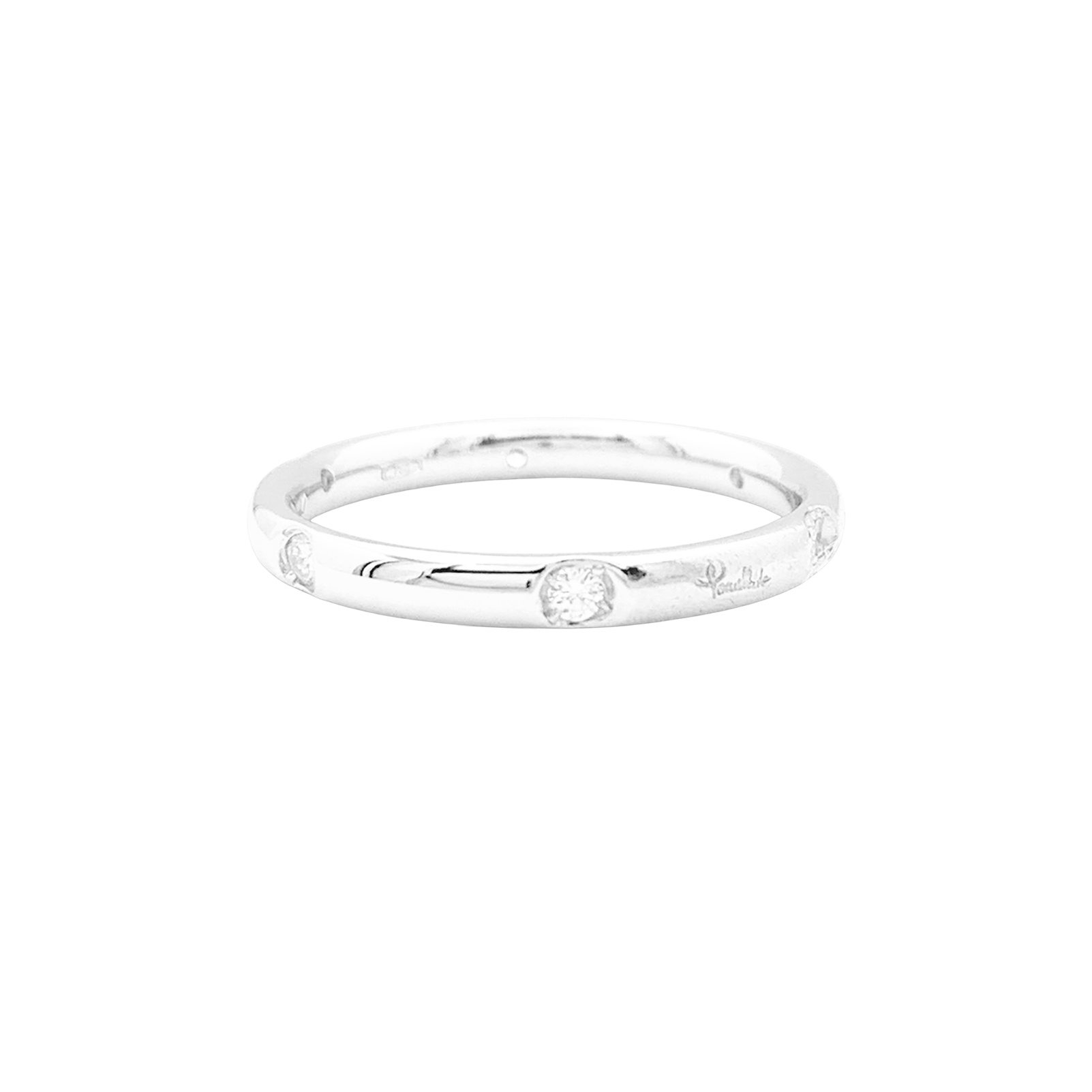 Bague Pomellato, "Lucciole", or blanc naturel, diamants.