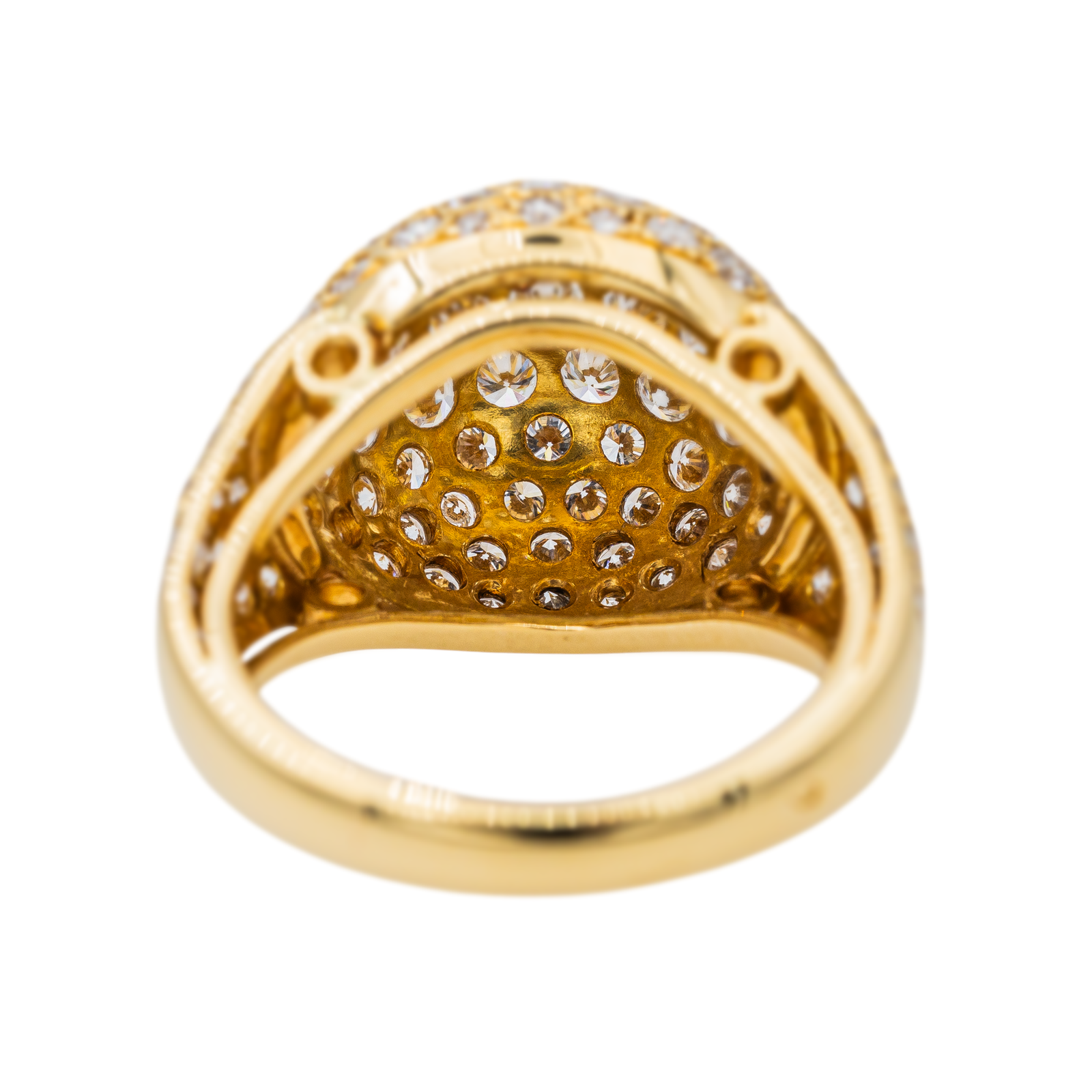 Bague Cocktail Or jaune Diamant