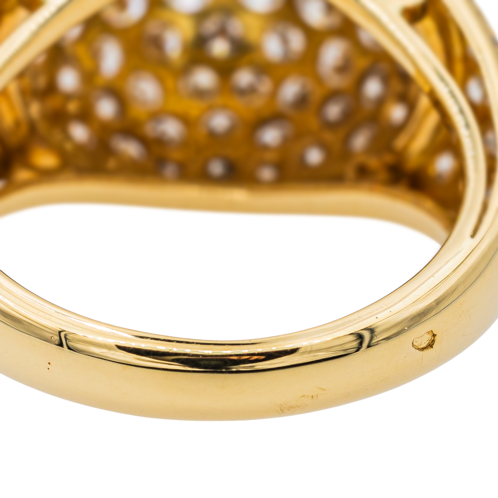 Bague Cocktail Or jaune Diamant