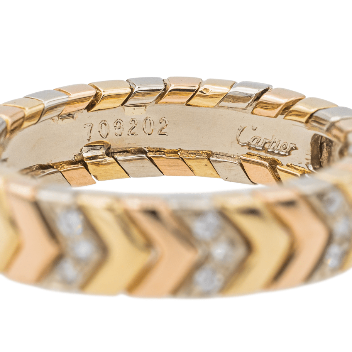 Cartier Bague Or jaune, Or rose, Or blanc Diamant - Maison Eloe