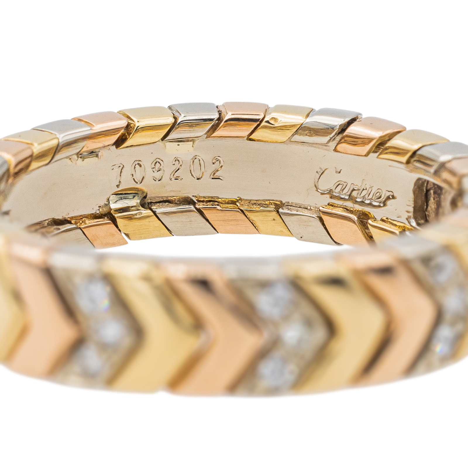 Cartier Ring Yellow gold, Pink gold, White gold Diamond