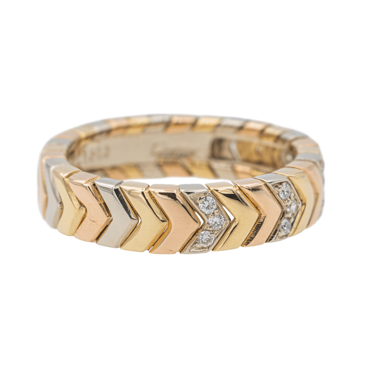 Cartier Bague Or jaune, Or rose, Or blanc Diamant - Maison Eloe