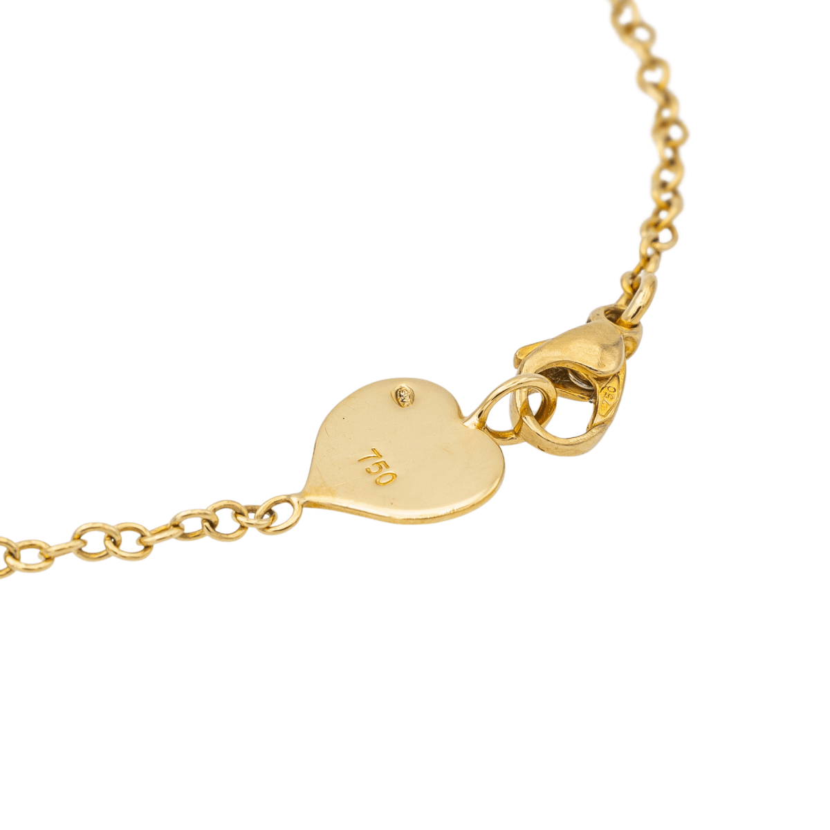 O.J. Perrin Bracelet Coeur légende Or jaune - Maison Eloe