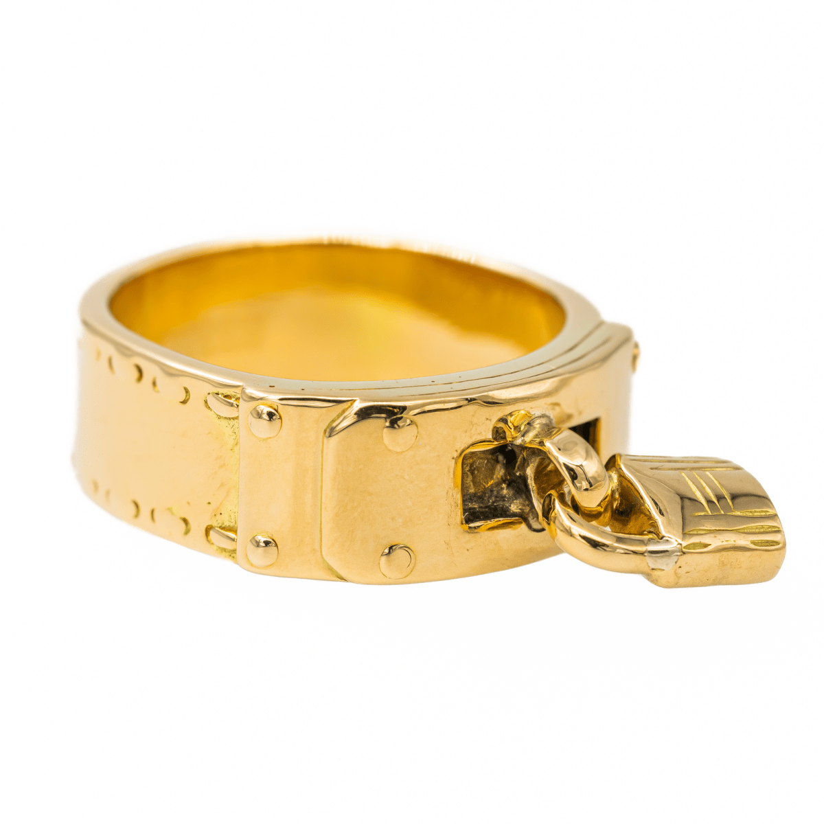 Hermès Bague Kelly Or jaune - Maison Eloe