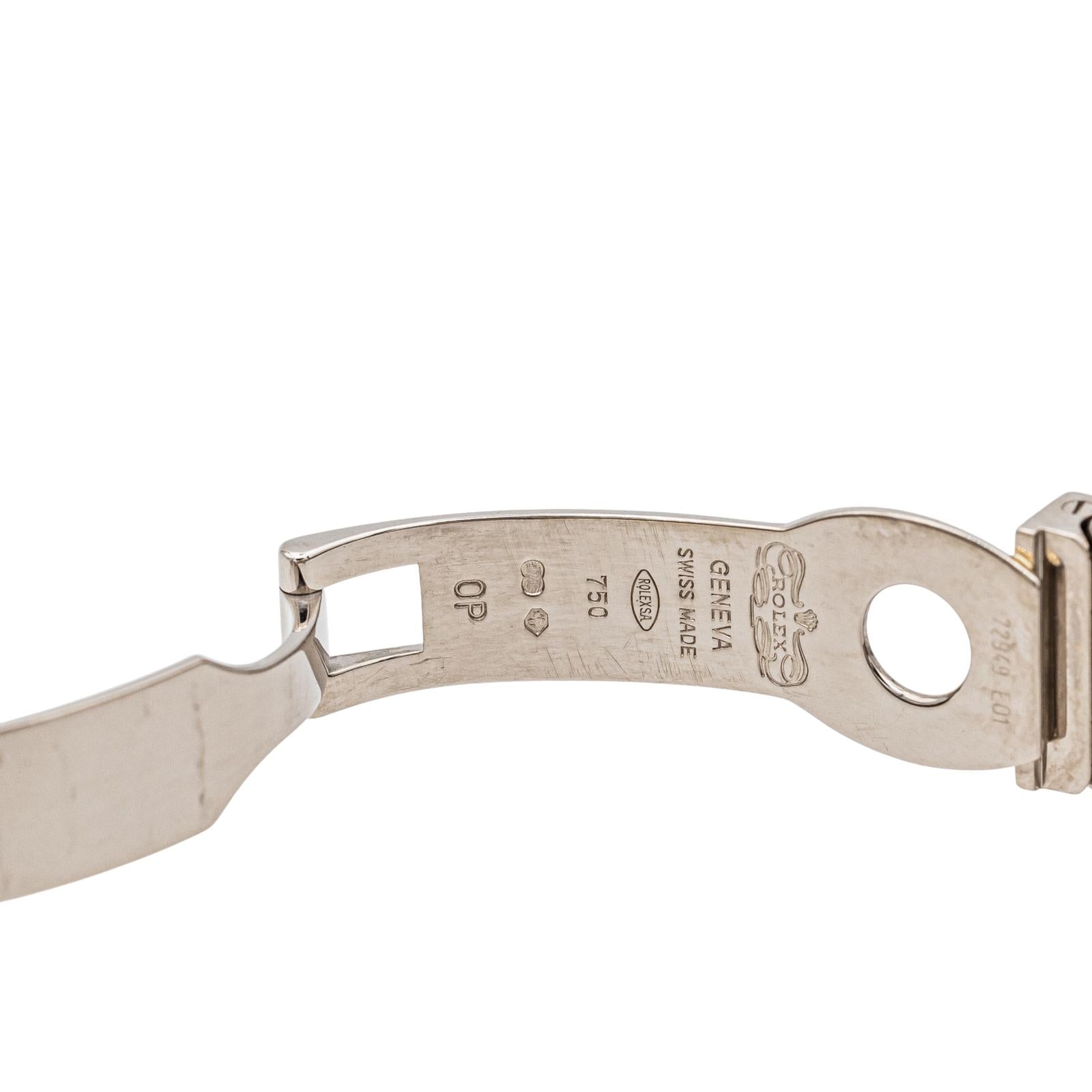 Rolex Montre Datejust Pearlmaster Or blanc Diamant