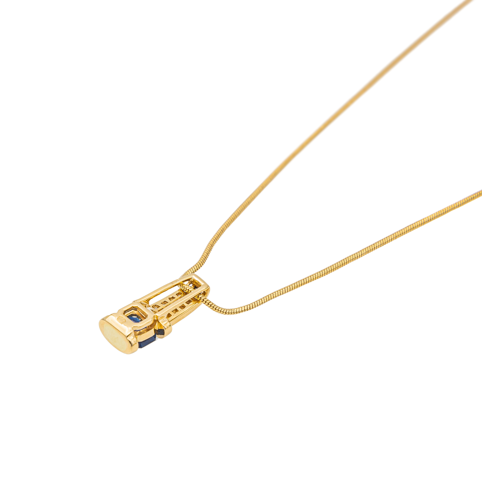 Gay frères Collier  Or jaune Saphir, Diamant