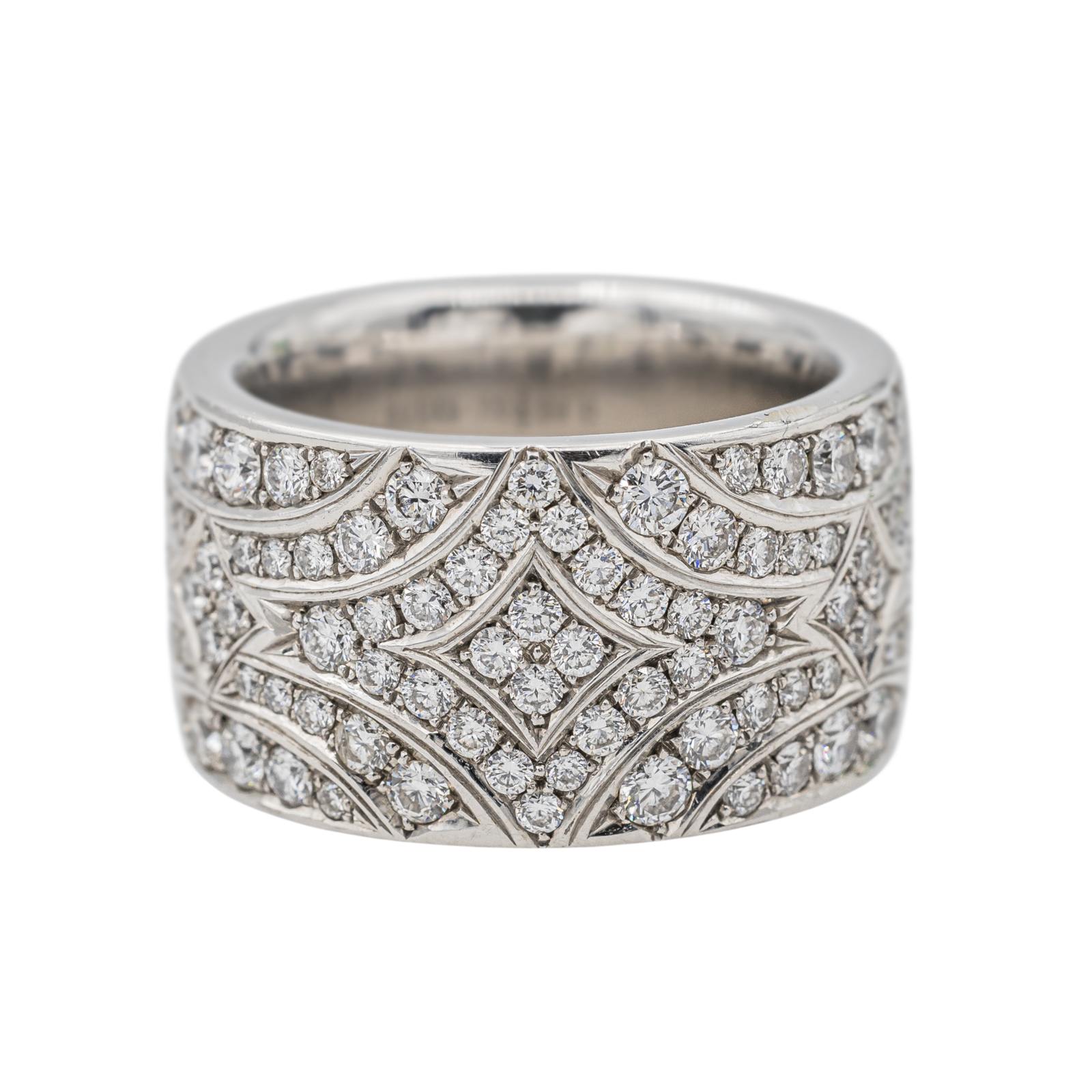 Briony Raymond Platinum Diamond Cocktail Ring