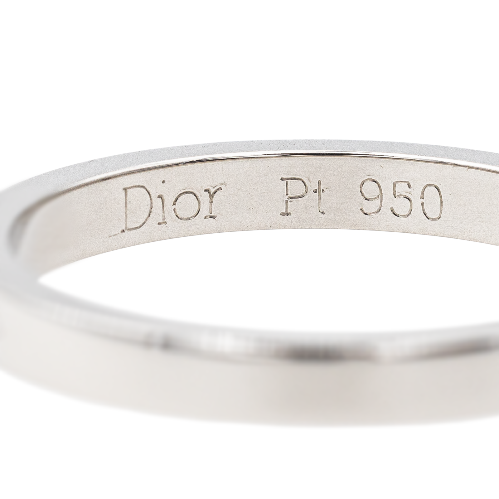 Dior Platinum Diamond Ring